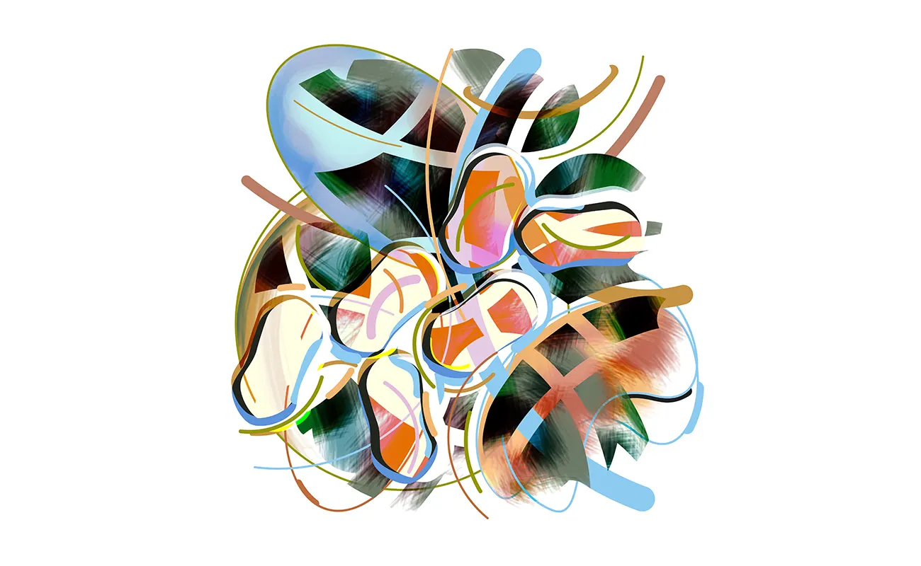 Serge Tardif: A Bold and Vibrant Digital Art Universe