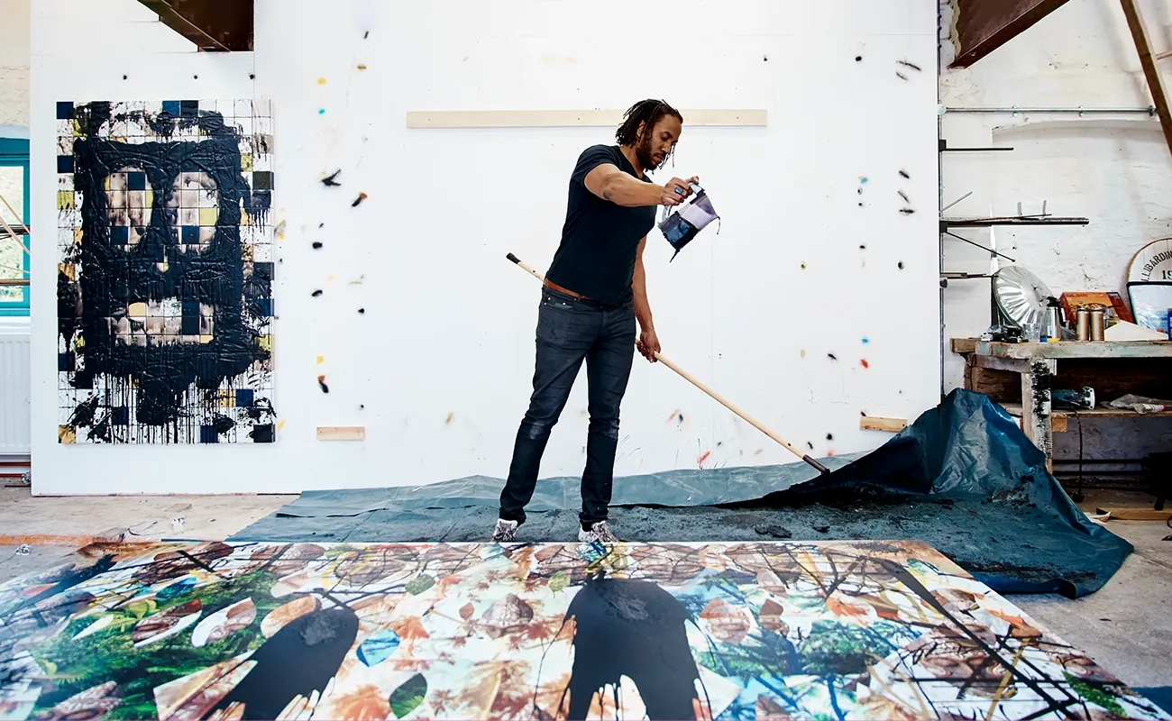 Rashid Johnson: Urban Echoes and Artistic Genesis