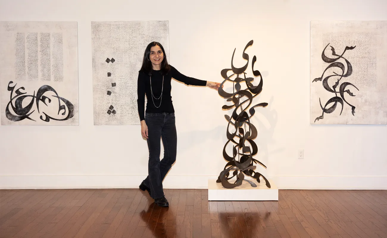 Azita Panahpour: From Persian Poetry to Steel Sculptures